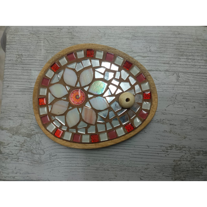 PORTA SAHUMERIOS PEQUEÑO ROJO